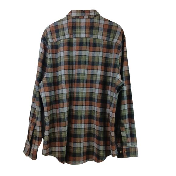 Pendleton Woolen Mills Men's SZ XL Mason 100% Cotton Flannel Button Down Shirt - Picture 4 of 5